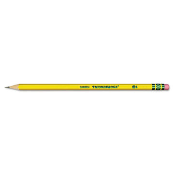 Ticonderoga® Pencils, 2h (#4), Black Lead, Yellow Barrel, Dozen freeshipping - TVN Wholesale